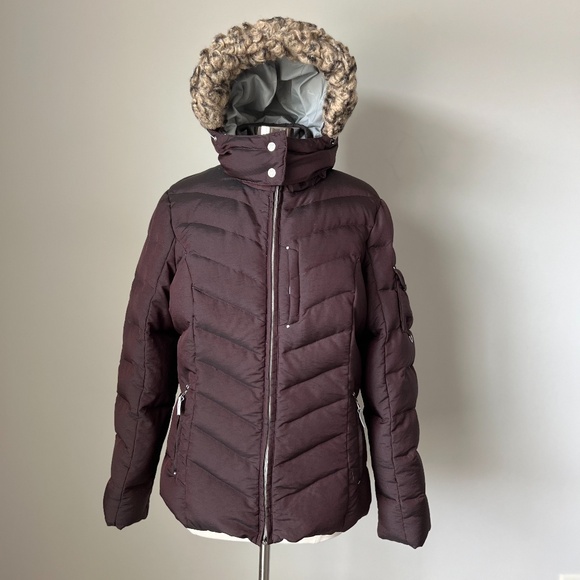 Eddie Bauer Women's 650 Fill Goose Down Puffer Jacket Full Zip Size Large - Picture 13 of 16